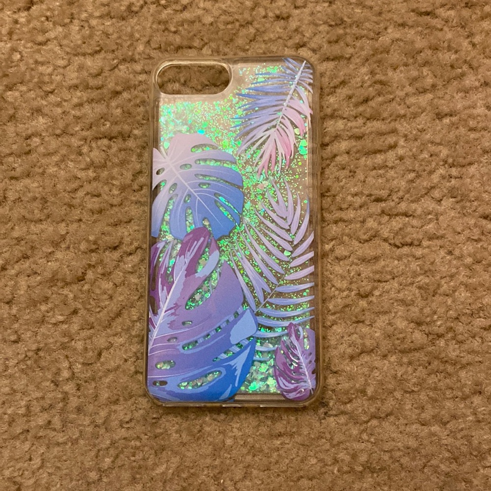 iPhone 7+ 8+ glitter phone case